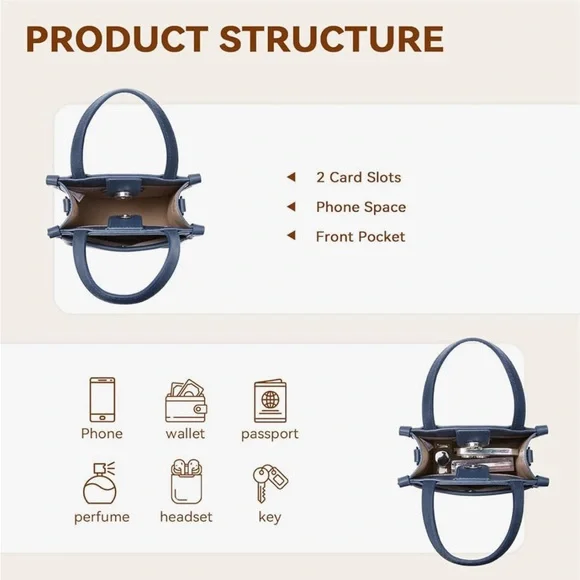 Blue Crossbody Bag - Picture 6 of 6